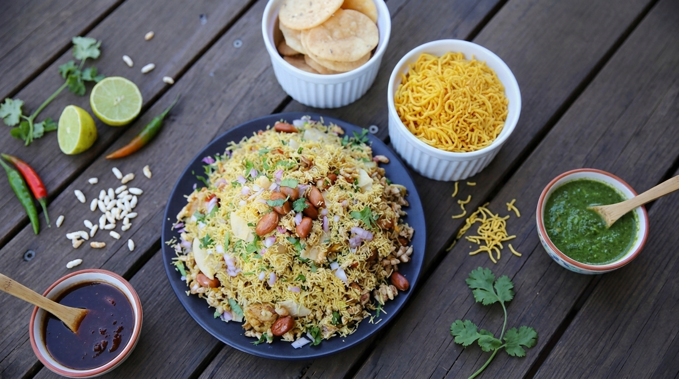 bhel puri recipe