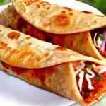 schezwan cheese frankie recipe