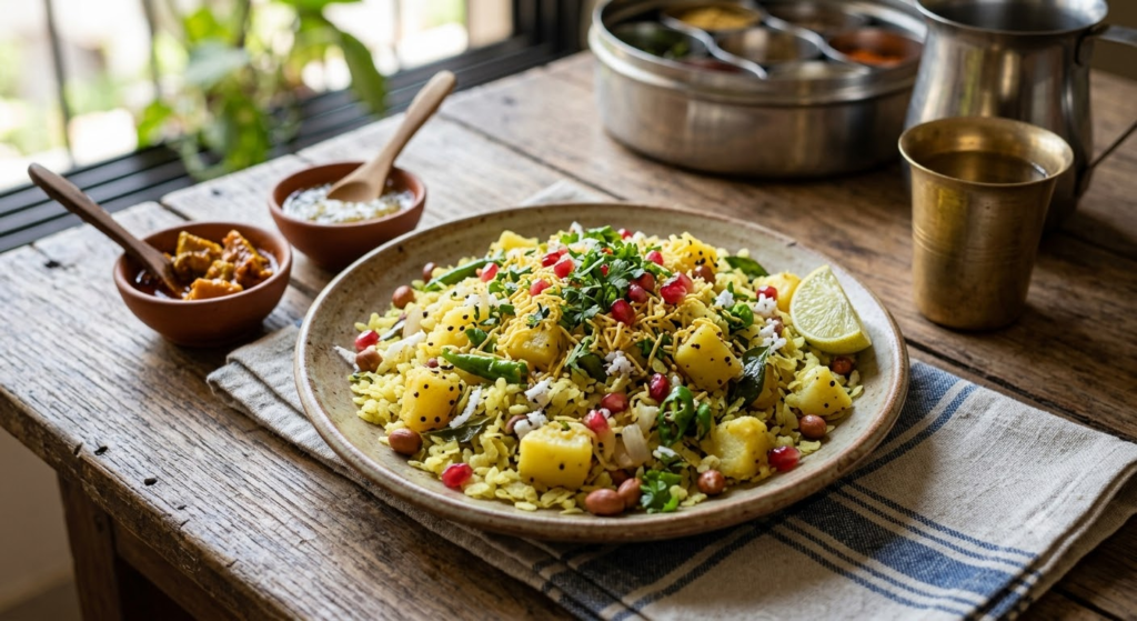 Bateta Poha Gujarati Breakfast Recipes