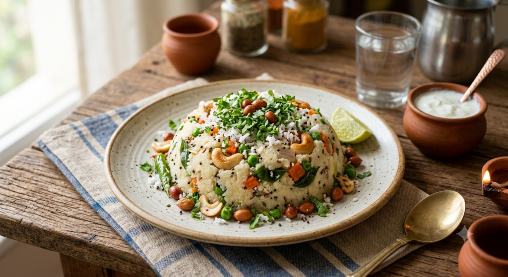 Gujarati Upma Gujarati Breakfast Recipes
