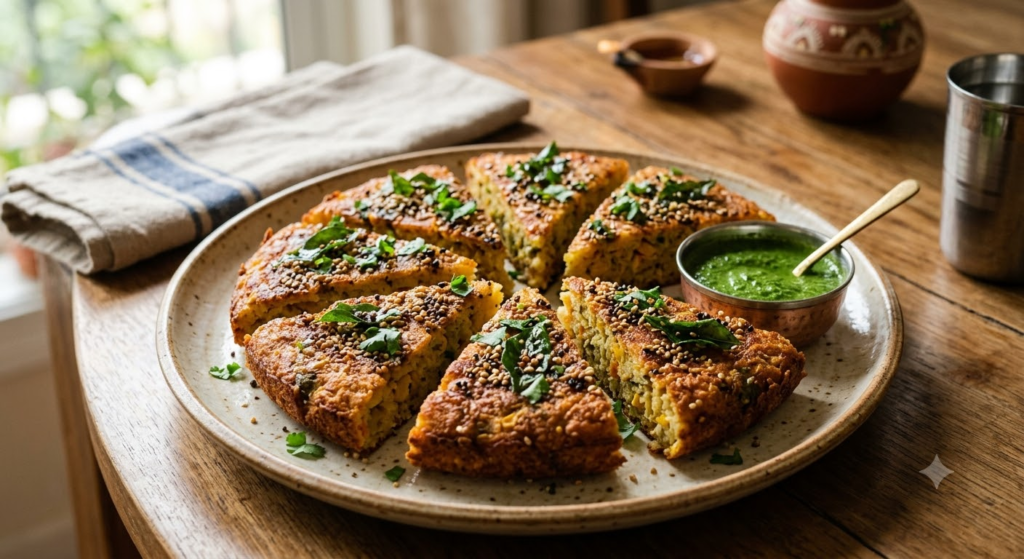Handvo Gujarati Breakfast Recipes