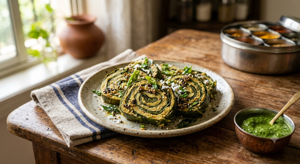 Patra Gujarati Breakfast Recipes