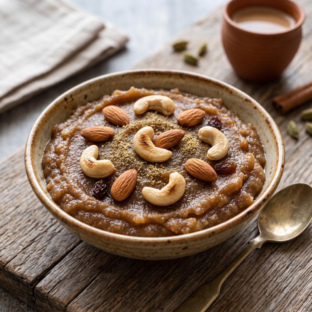 wheat flour sheera recipe